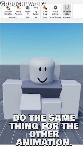 HOW TO CROUCH I ROBLOX STUDIO #roblox #tutorial