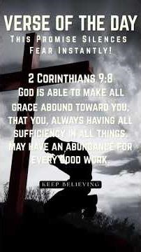 God's Grace is More Than Sufficient #godsword #godsgrace #bibleverse #love