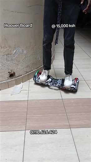 Hoover Boards now available @ 15,000 ksh Only. Specs :- - 9 inch tryes - All terrain hoover Board - 65km charge - light to carry and pack Call/Whatsapp 07.10.626.424 to order. We deliver countrywide. We are located at the junction of Munyu Road and Gaberone road White Ash Building off Tea-Room #jeffsconcepts #fyp #hooverboards #electrichooverboard #hoover