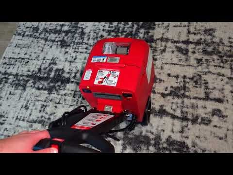 Rug Doctor X3 Cleaning Matted Dirty Rug.