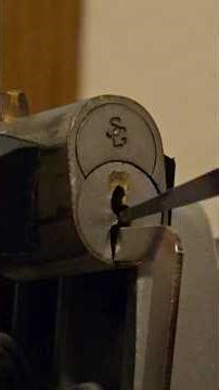 S&G file cabinet lock picked