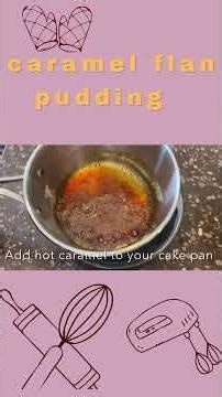 Caramel flan pudding #baking #dessert