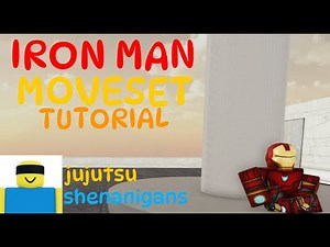 Custom IRON MAN Moveset TUTORIAL in JJS