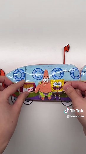 스폰지밥 스티커북 DIY 만들기