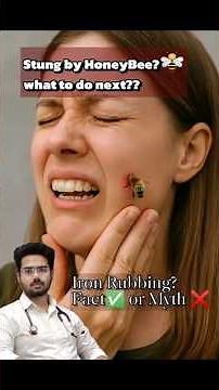 Instant Relief from Honey Bee Stings at Home in Just 3 Minutes| No Pain,No Swelling