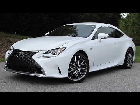 2015 Lexus RC350 F-Sport Start Up, Road Test, and In Depth Review