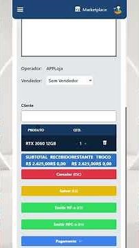 PDV do APPLoja Web Gratuito Vendas Rápidas, Crediário e Cupom Fiscal