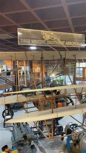 Historic first flight | 1903 wright brothers airplane