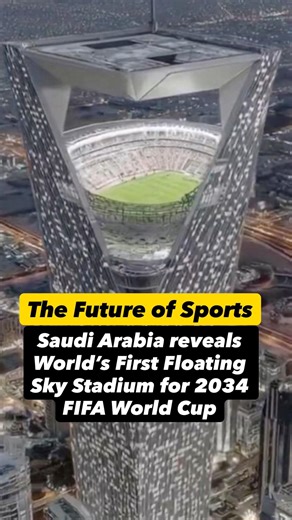 World’s 1st Floating Sky Stadium #viral #viraledit #fifa #saudiarabia #trending #reels #fyp #sports