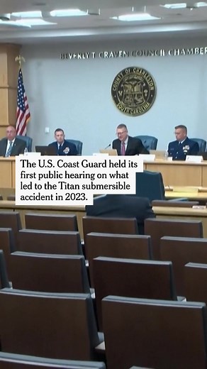 The company operating the Titan submersible, which imploded in the ocean last year, killing five people on board, say it was plagued with equipment problems in the years before the disaster, former employees said at a Coast Guard hearing on Monday. #titan #submersible