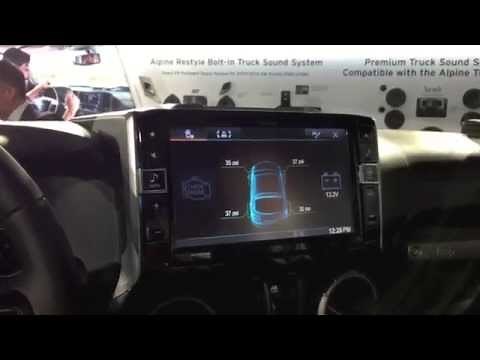 Alpine X009-WRA Jeep Wrangler CES 2015