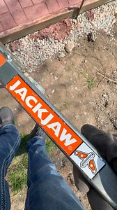 Back-saving, time-saving, game-changing. JackJaw Stake Pullers for the win. #construction #worksmarter #tooltips #flatwork #ConcreteCraftsmanship #constructionlife | Strong Concrete