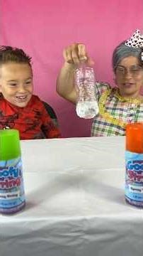 Silly String Challenge! #shorts