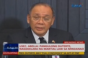 Duterte declares Mindanao under martial law