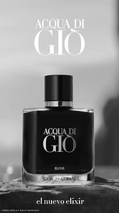 Conoce el nuevo aroma del mar con Acqua Di Giò Elixir. Una fragancia con acordes a violeta y cuero, la esencia del Mediterráneo | Armani beauty