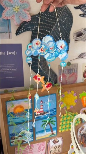 Dream Summer Bucket List☀️Summer Bucket List🐠Super Fun Perler Bead Craft🏖️ #janenguyen