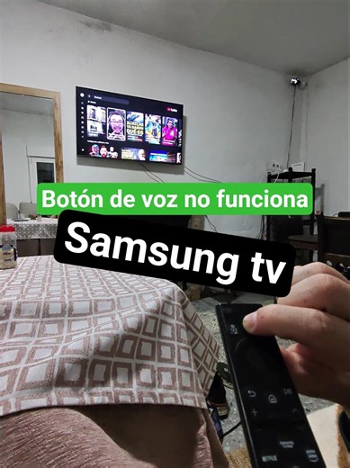 Samsung TV remote does not receive voice commands when the button is pressed