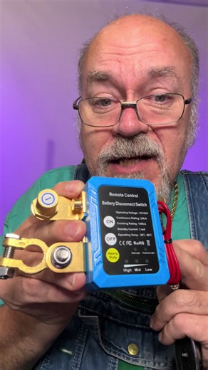 Kill Switch, Remote Control Battery Disconnect Switch for 12V Batteries.