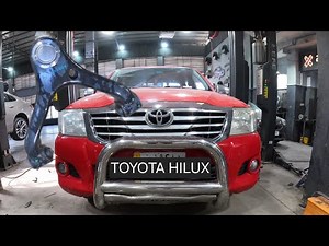 front upper control arm replacement ... toyota hilux 2005-2015 (torque specs)