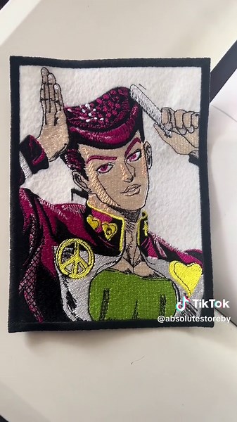 💎Josuke Higashikata🧑‍🔧@Absolute #jjba #jojo #jojosbizarreadventure #embroidery #embrouideryart #anime #josukehigashikata #josuke