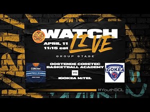 OOSTENDE CORETEC BASKETBALL ACADEMY v Igokea m:tel | Full Basketball Game | Youth BCL 2023