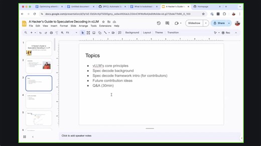Lecture 22 - Hacker s Guide to Speculative Decoding in VLLM