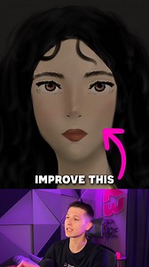 Can We Improve This Drawing? - Day 60 👩‍🦱 . Comment the word "tutorial" below and I'll send you a free tutorial on how to level up your art 🚀🔥 | Angel Ganev