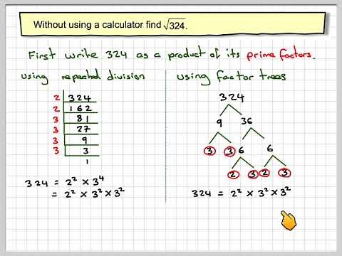 Finding a square root without a calculator challenge question