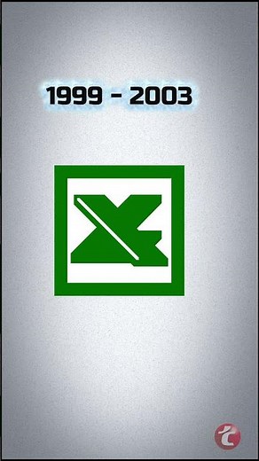 Microsoft Excel Logo Evolution #microsoft #excel #logo #evolution