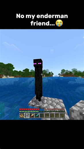 I lost my enderman friend..😭