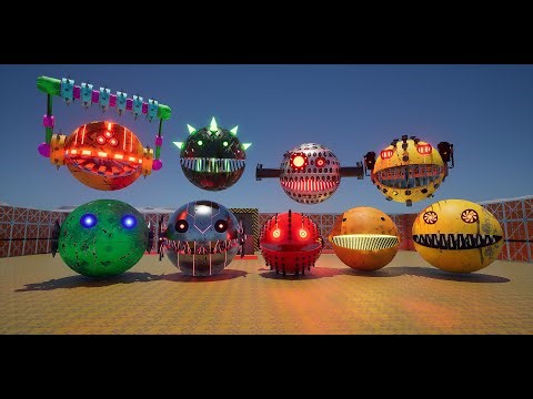 ROBOT PACMAN VS MONSTER PACMAN -ALL OUT WAR #pacmanvspacman #robotpacman #pacman