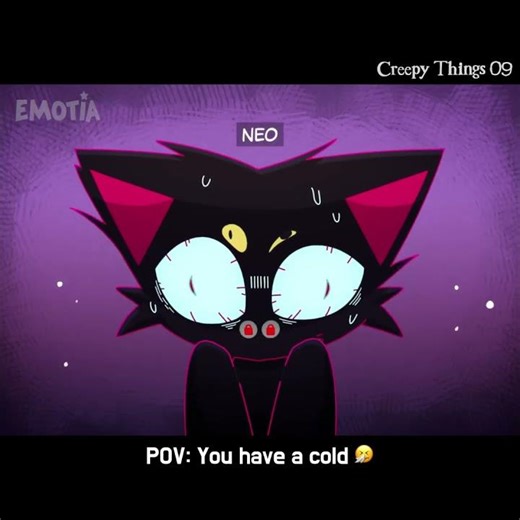 [9] When you have a cold 🥶 - Creepy Things | EMOTIA