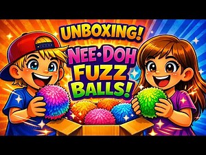 “Unboxing NEEDOH Fuzz Balls | Satisfying Squishy Toy Surprise!” #needohs #squishy #entertainment