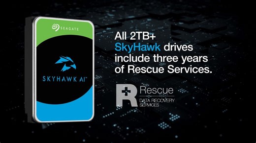 Give your clients the ultimate peace of mind with included Rescue Data Recovery Services. Whether your files are impacted by mechanical damage, data corruption, deletion, or a virus, we have you covered. 🆘⛑ We provide industry-leading data recovery and advanced replacement drive service, all under one unique service plan—and all done in-house at one of our secure design labs. All 2TB SkyHawk drives include 3️⃣ years of Rescue Services. Read more: http://seagate.media/6185gVRxV #SeagateSkyHawk #