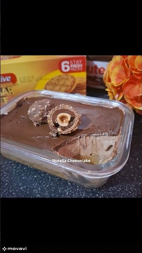 No Bake Nutella Cheesecake