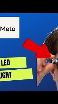 Ray Ban Meta Cover LED Light While Filming!