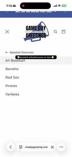 ⚾️ Baseball & Softball Doormats Are Here ⚾️ Warm weather is on the way. Tournaments are starting. Game days are filling the calendar. That means it’s time to get your front door ready. Our baseball doormats are officially available for spring. Perfect for team moms, proud parents, and anyone who lives at the ball field this time of year. Custom options available. Local. Handmade. Made for game day. Order yours today and be ready before opening weekend 👉www.gamedaygreeting.com⚾️🌸