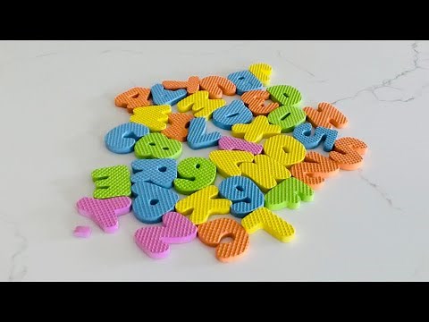 ABC 123 Foam Puzzle Mat | 4 Quadrants Alphabet Letters and Numbers