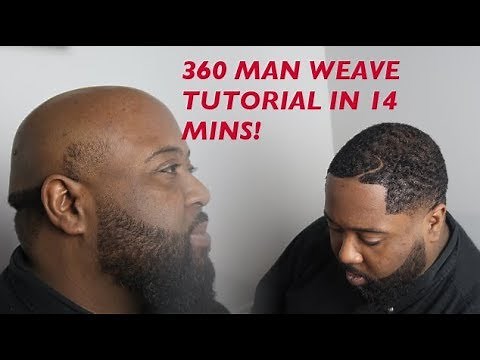 FULL HEAD MAN WEAVE INSTALL | STEP BY STEP #DAMPS