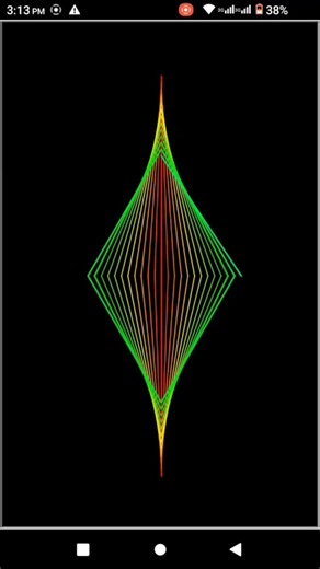 Rainbow Diamond in Python – Code Comes Alive!✨🐢 #shorts