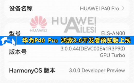 华为P40 Pro上线【HarmonyOS 3.0 】？