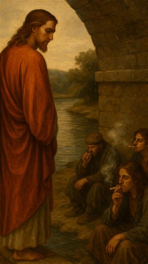 Isaac Wood on Instagram: "You can’t hold smoke any more than you can hold peace without God. ✝️ #YHWH #JesusChrist #stopsmoking"