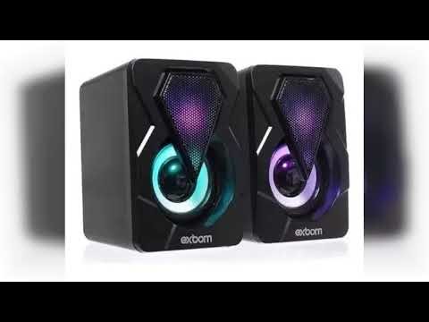 Review: Caixa de Som Exbom CS-C20 com LED, 10W RMS, USB, P2, Preto