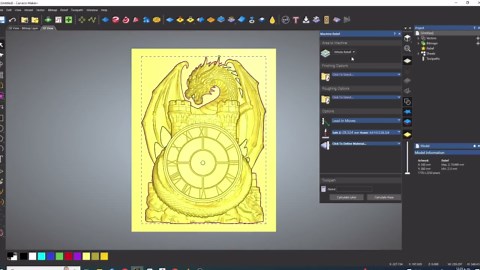 Dragon Wallclock 3d Model, STL File for CNC and 3d Printing - Etsy UK