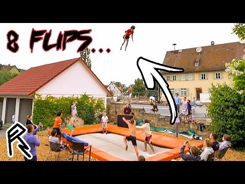 The World Record of Flips (8 flips)