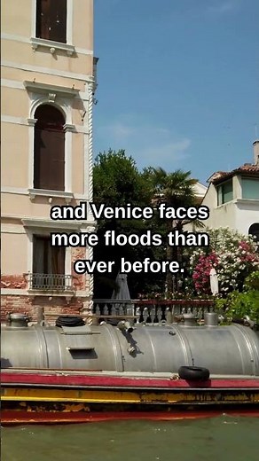 The City Built Entirely on Water — and Still Sinking | Venice’s Incredible Secret #shorts