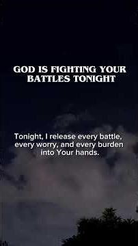 Night Prayer for Protection & Victory | God Is Fighting Your Battles
