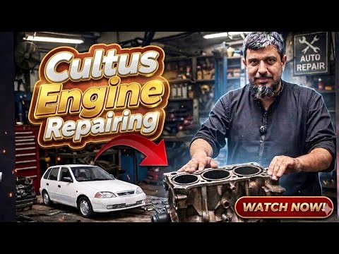 Old Suzuki Cultus Engine looks like New! Full Machining & Cleaning