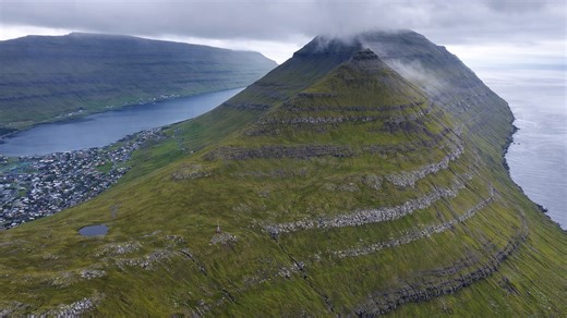 Why build a village under this massive mountain?