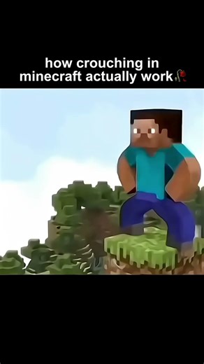 Minecraft Crouching Facts #liriklagu
